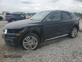 2018 Audi Q5 Premium Plus with VIN WA1BNAFY2J2001924, listed as a Copart auction lot 60617255 with 85,019 mi miles and Salvage title. Bid and sale history available at DreamBid. Image 1.