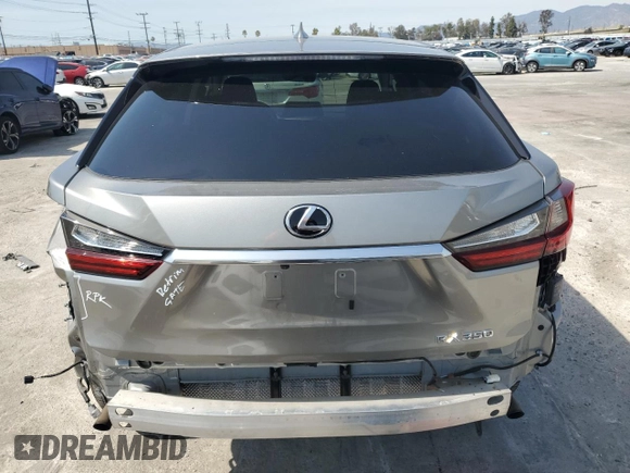 2021 Lexus RX with VIN 2T2AZMAA8MC202861, listed as a Copart auction lot 49699425 with 26,858 mi miles and Salvage Title. Bid and sale history available at carsss.com. Image 6.