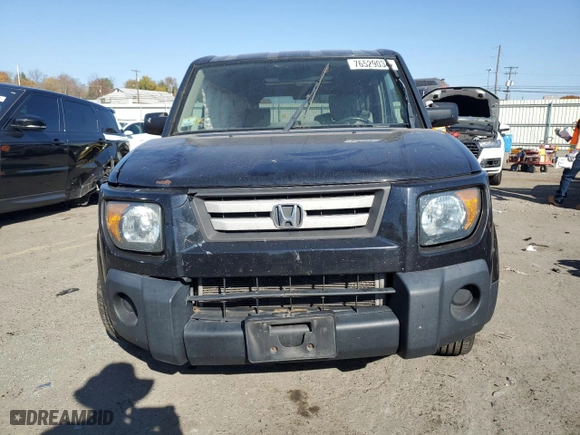 2008 Honda Element EX with VIN 5J6YH28768L003787, listed as a Copart auction lot 76529034 with 0 mi miles and Salvage Title. Bid and sale history available at carsss.com. Image 5.