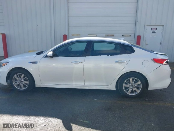 2018 Kia Optima LX with VIN 5XXGT4L3XJG216120, listed as a IAAI auction lot 41691044 with 124,919 mi miles. Bid and sale history available at carsss.com. Image 15.