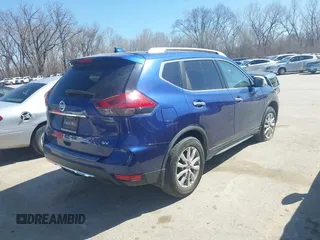 2017 Nissan Rogue SV with VIN KNMAT2MT2HP580785, listed as a IAAI auction lot 41811204 with 134,987 mi miles. Bid and sale history available at carsss.com. Image 4.