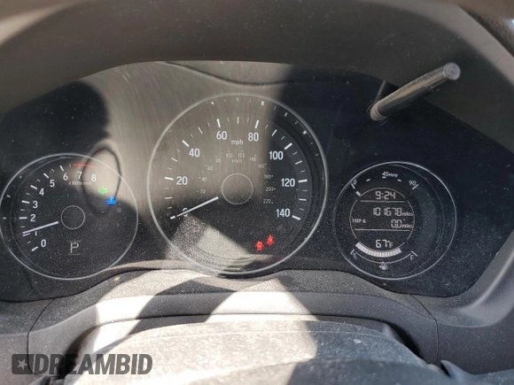 2016 Honda HR-V EX with VIN 3CZRU6H51GM744190, listed as a Copart auction lot 49764335 with 101,678 mi miles and Salvage Title. Bid and sale history available at DreamBid. Image 9.