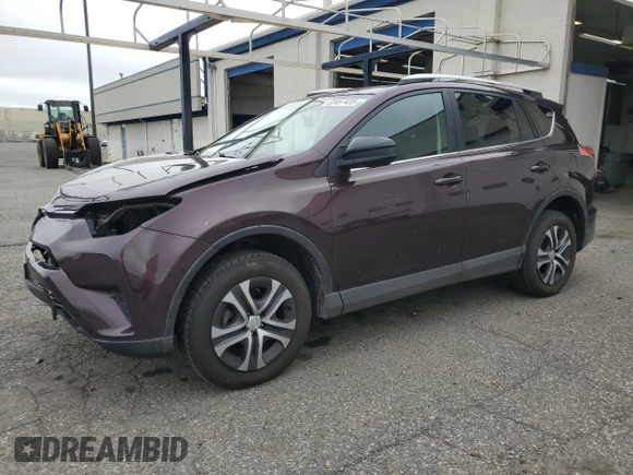 2016 Toyota RAV4 LE with VIN 2T3BFREV3GW490181, listed as a Copart auction lot 52457435 with 128,267 mi miles and Salvage Title. Bid and sale history available at DreamBid. Image 1.