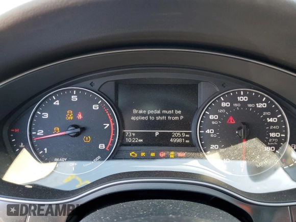 2017 Audi A6 Premium with VIN WAUC8AFC7HN014955, listed as a Copart auction lot 46093033 with 49,981 mi miles. Bid and sale history available at carsss.com. Image 9.