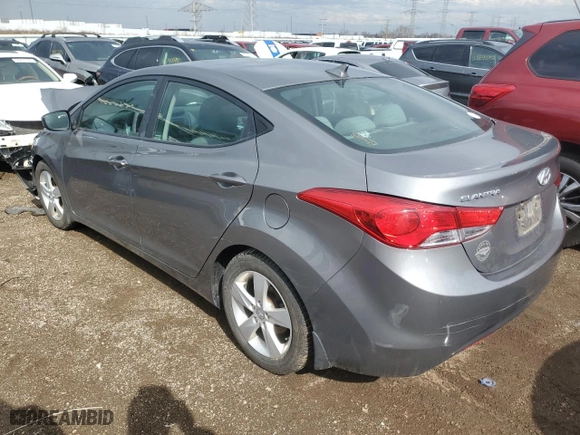 2013 Hyundai Elantra GLS PZEV with VIN 5NPDH4AE3DH443733, listed as a Copart auction lot 50496005 with 135,114 mi miles and Salvage Title. Bid and sale history available at carsss.com. Image 2.