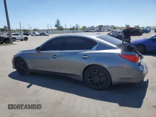2017 Infiniti Q50 2.0t Premium with VIN JN1CV7AR2HM682617, listed as a Copart auction lot 49390875 with 152,586 mi miles and Salvage Title. Bid and sale history available at carsss.com. Image 2.