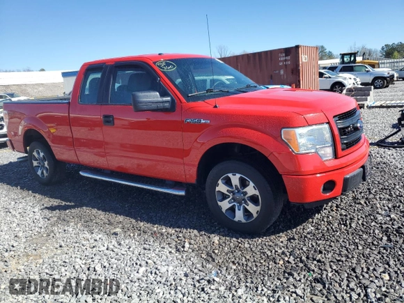 2013 Ford F-150 XL with VIN 1FTFX1CF8DFD90845, listed as a Copart auction lot 49657005 with 113,509 mi miles and Salvage Title. Bid and sale history available at carsss.com. Image 4.