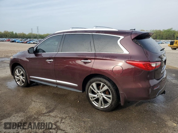 2015 Infiniti QX60 with VIN 5N1AL0MM9FC536909, listed as a Copart auction lot 51750975 with 205,955 mi miles and Salvage Title. Bid and sale history available at DreamBid. Image 2.