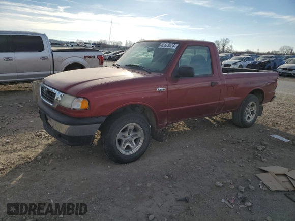 1998 Mazda B-Series Truck SX z VIN 4F4YR12C5WTM39439, wystawiony jako Copart lot #85689024 z przebiegiem 125 357 mil mil oraz Czysty tytuł • Clean title. Historia ofert i sprzedaży dostępna na DreamBid. Obrazek 1.