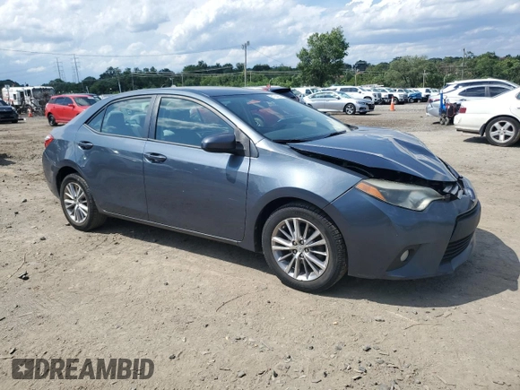 2014 Toyota Corolla L with VIN 2T1BURHE9EC022853, listed as a Copart auction lot 61754355 with 170,286 mi miles and Salvage title. Bid and sale history available at DreamBid. Image 4.