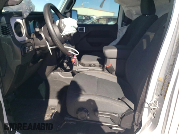 2024 Jeep Gladiator Sport z VIN 1C6HJTAG3RL132945, wystawiony jako Copart lot #84170754 z przebiegiem 3 429 mil mil oraz Szkoda całkowita • Salvage title. Historia ofert i sprzedaży dostępna na DreamBid. Obrazek 7.