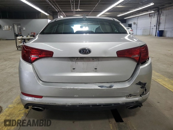 2011 Kia Optima EX with VIN KNAGN4A70B5071155, listed as a Copart auction lot 52201275 with 206,675 mi miles and Salvage Title. Bid and sale history available at carsss.com. Image 6.