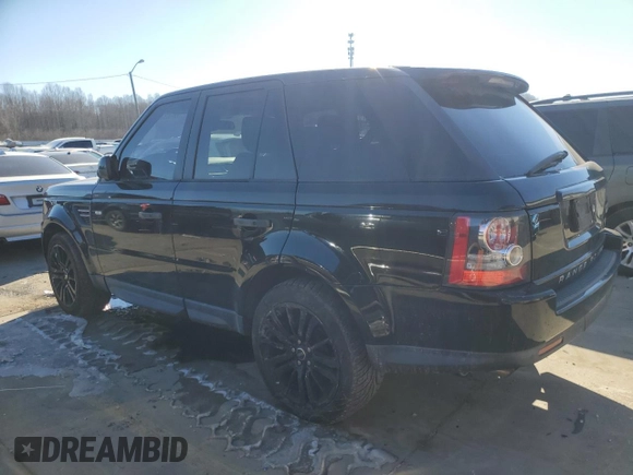 2011 Land Rover Range Rover Sport HSE Lux with VIN SALSK2D44BA260726, listed as a Copart auction lot 55039335 with 204,867 mi miles and Non repairable. Bid and sale history available at DreamBid. Image 2.