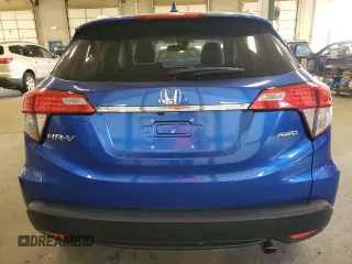 2022 Honda HR-V EX-L with VIN 3CZRU6H7XNM713020, listed as a Copart auction lot 71273494 with 53,226 mi miles and Salvage Title. Bid and sale history available at carsss.com. Image 6.