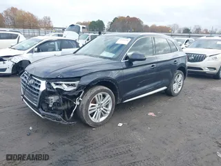 2018 Audi Q5 Premium Plus with VIN WA1BNAFYXJ2092411, listed as a IAAI auction lot 41051336 with 54,595 mi miles. Bid and sale history available at carsss.com. Image 22.
