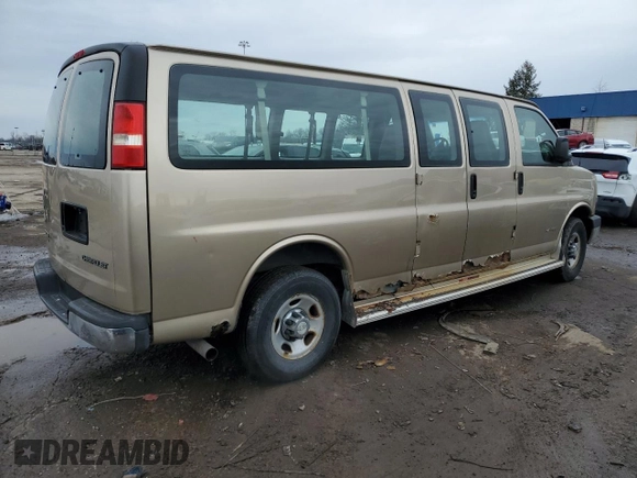 2006 Chevrolet Express Passenger with VIN 1GAHG39U561269015, listed as a Copart auction lot 46694605 with 91,316 mi miles and Clean title. Bid and sale history available at DreamBid. Image 3.