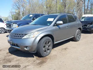 2007 Nissan Murano SL with VIN JN8AZ08W87W666621, listed as a IAAI auction lot 42063305 with 210,268 mi miles. Bid and sale history available at carsss.com. Image 2.