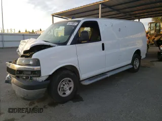 2022 Chevrolet Express Cargo with VIN 1GCWGAFP1N1142200, listed as a Copart auction lot 79551154 with Not provided miles and Salvage title. Bid and sale history available at DreamBid. Image 1.