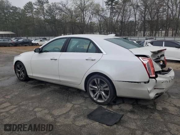 2016 Cadillac CTS V-Sport RWD with VIN 1G6AU5S88G0105245, listed as a Copart auction lot 49976395 with 69,095 mi miles and Salvage Title. Bid and sale history available at DreamBid. Image 2.