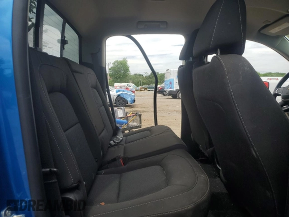 2021 Chevrolet Colorado 4WD LT with VIN 1GCGTCEN0M1298786, listed as a Copart auction lot 57600825 with 38,337 mi miles and Salvage title. Bid and sale history available at DreamBid. Image 10.