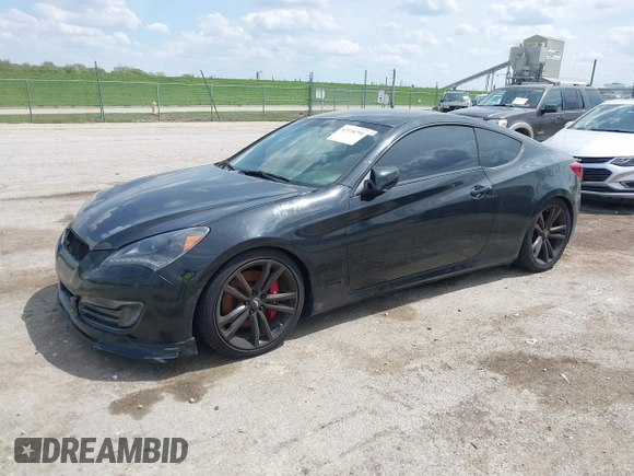 2011 Hyundai Genesis Coupe with VIN KMHHT6KD2BU059877, listed as a IAAI auction lot 42116791 with 88,706 mi miles and . Bid and sale history available at DreamBid. Image 2.