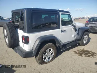 2020 Jeep Wrangler Sport S с VIN 1C4GJXAN1LW276039, выставлен на аукционе Copart как лот 51869825 с пробегом 37 876 миль миль и Списание • Salvage title. История ставок и продаж доступна на DreamBid. Изображение 3.