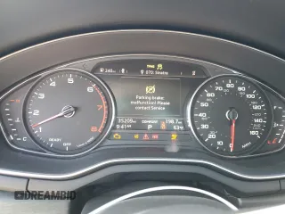 2018 Audi A4 Premium with VIN WAUDNAF47JA043410, listed as a Copart auction lot 53451095 with 35,209 mi miles and Salvage title. Bid and sale history available at DreamBid. Image 9.