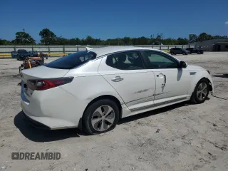 2015 Kia Optima Hybrid with VIN KNAGM4AD6F5082563, listed as a Copart auction lot 55150765 with 191,193 mi miles and Clean Title. Bid and sale history available at carsss.com. Image 3.