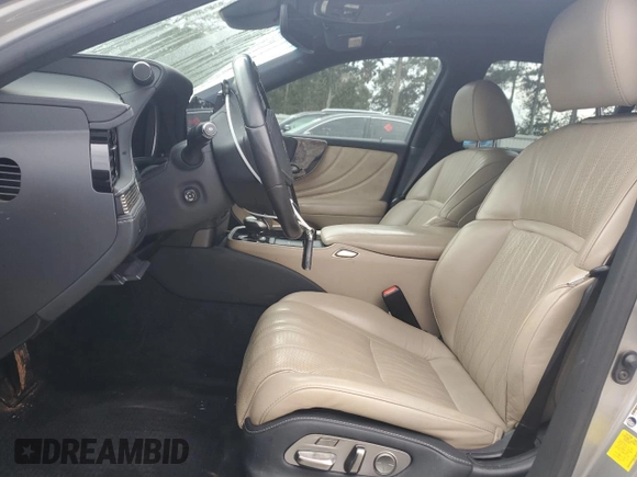 2021 Lexus LS 500 with VIN JTHD51FF2M5014610, listed as a Copart auction lot 73633494 with 91,444 mi miles and Salvage title. Bid and sale history available at DreamBid. Image 7.