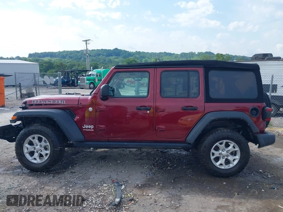 2021 Jeep Wrangler Unlimited Sport S с VIN 1C4HJXDG0MW709711, выставлен на аукционе IAAI как лот 42394165 с пробегом 52 916 миль миль и . История ставок и продаж доступна на DreamBid. Изображение 14.