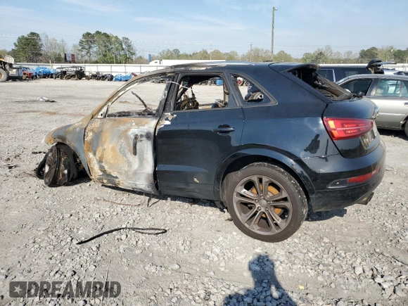 2018 Audi Q3 Premium z VIN WA1BCCFS0JR020265, wystawiony jako Copart lot #50834845 z przebiegiem Nie podano mil oraz Nie do naprawy • Non repairable. Historia ofert i sprzedaży dostępna na DreamBid. Obrazek 2.