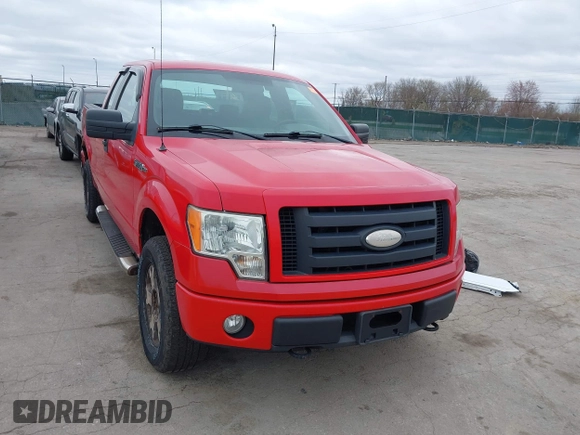 2009 Ford F-150 STX with VIN 1FTRX14W09FB19393, listed as a IAAI auction lot 42053777 with 145,208 mi miles. Bid and sale history available at carsss.com. Image 6.