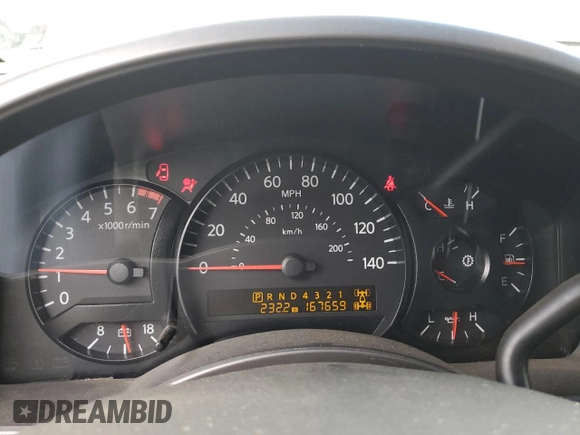 2007 Nissan Titan SE with VIN 1N6AA07B87N201924, listed as a Copart auction lot 60361425 with 167,659 mi miles and Salvage title. Bid and sale history available at DreamBid. Image 9.