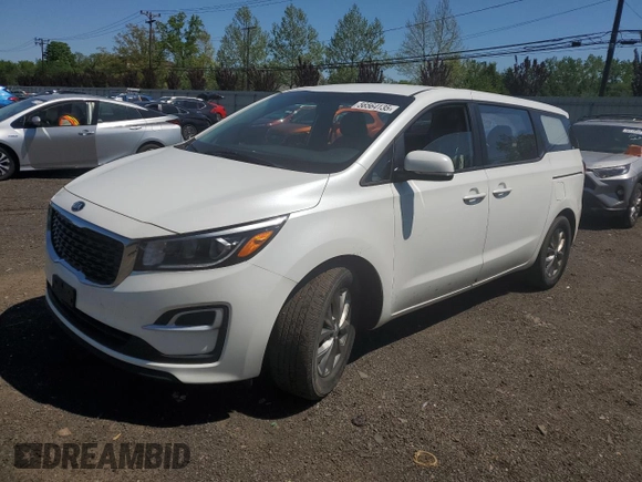 2020 Kia Sedona L with VIN KNDMA5C19L6617401, listed as a Copart auction lot 56564135 with 118,220 mi miles and Clean Title. Bid and sale history available at DreamBid. Image 1.