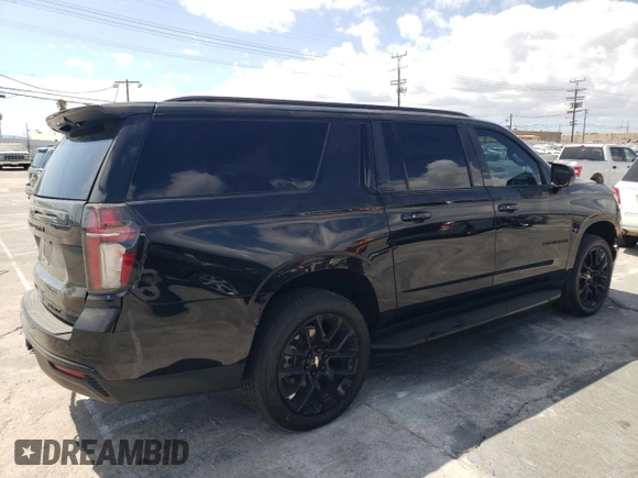 2023 Chevrolet Suburban RST with VIN 1GNSCEKD7PR187831, listed as a Copart auction lot 71786524 with 42,507 mi miles and Salvage Title. Bid and sale history available at carsss.com. Image 3.