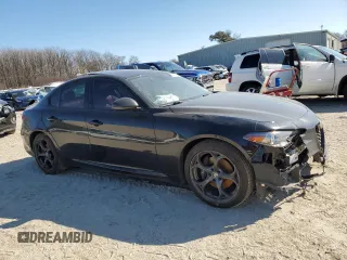 2019 Alfa Romeo Giulia Ti z VIN ZARFANBN3K7608916, wystawiony jako Copart lot #46910115 z przebiegiem 73 750 mil mil oraz Szkody całkowita. Historia ofert i sprzedaży dostępna na DreamBid. Obrazek 4.