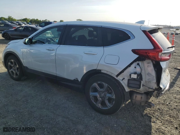 2018 Honda CR-V EX-L with VIN 2HKRW1H80JH516384, listed as a Copart auction lot 51940555 with 57,095 mi miles and Salvage Title. Bid and sale history available at carsss.com. Image 2.