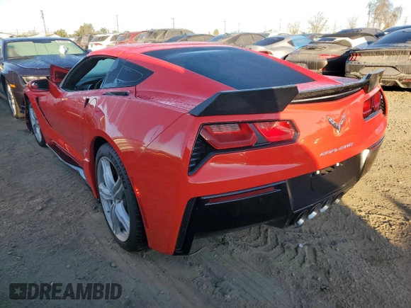 2017 Chevrolet Corvette 1LT with VIN 1G1YB2D7XH5101361, listed as a Copart auction lot 87439564 with 89,725 mi miles and Salvage Title. Bid and sale history available at carsss.com. Image 2.