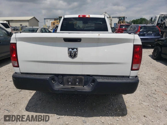 2016 Ram 1500 Tradesman z VIN 3C6JR6DT9GG363735, wystawiony jako Copart lot #56170895 z przebiegiem 18 269 mil mil oraz Szkoda całkowita • Salvage title. Historia ofert i sprzedaży dostępna na DreamBid. Obrazek 6.