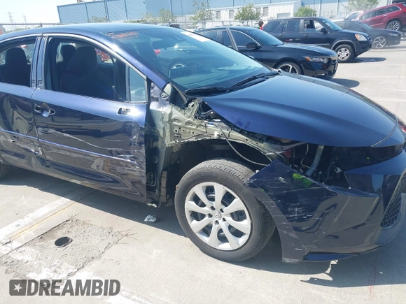 2020 Toyota Corolla LE with VIN 5YFEPRAE5LP145142, listed as a IAAI auction lot 42153289 with 35,010 mi miles and . Bid and sale history available at DreamBid. Image 6.