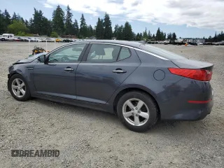 2015 Kia Optima LX with VIN KNAGM4A79F5631926, listed as a Copart auction lot 61419675 with Not provided miles and Salvage title. Bid and sale history available at DreamBid. Image 2.