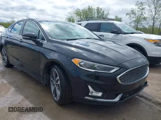 2019 Ford Fusion Titanium with VIN 3FA6P0K92KR248521, listed as a IAAI auction lot 42198307 with 51,844 mi miles and . Bid and sale history available at DreamBid. Image 1.