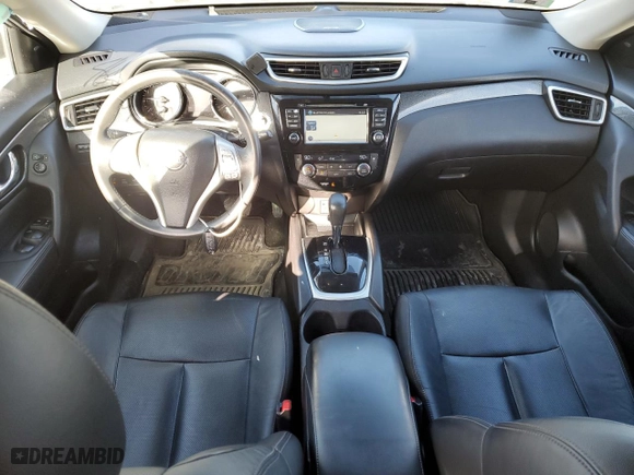 2015 Nissan Rogue SV with VIN 5N1AT2MV1FC770949, listed as a Copart auction lot 46406905 with 88,450 mi miles and Salvage Title. Bid and sale history available at carsss.com. Image 8.