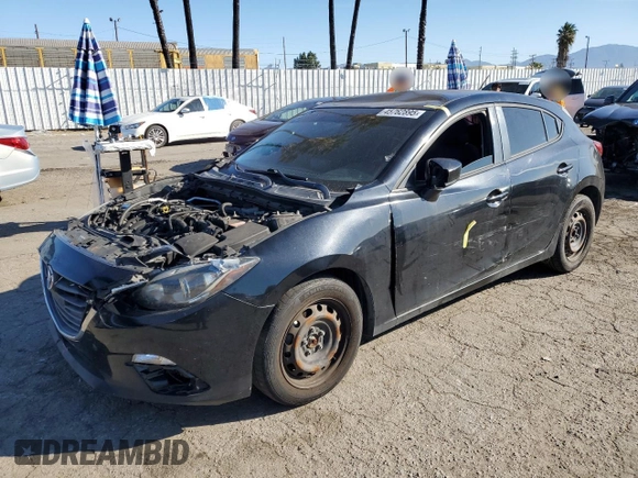 2016 Mazda 3 i Sport with VIN JM1BM1J71G1338297, listed as a Copart auction lot 45762895 with 87,768 mi miles and Salvage Title. Bid and sale history available at DreamBid. Image 1.
