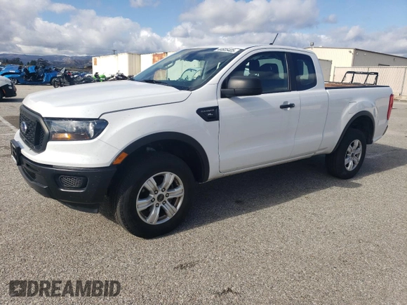 2019 Ford Ranger XL with VIN 1FTER1EH1KLA56532, listed as a Copart auction lot 44605405 with 40,977 mi miles and Salvage Title. Bid and sale history available at carsss.com. Image 1.