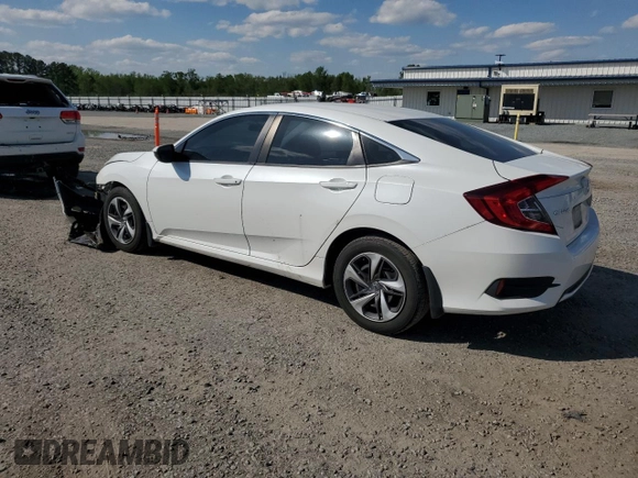 2019 Honda Civic LX with VIN 19XFC2F63KE012498, listed as a Copart auction lot 51958255 with 115,419 mi miles and Salvage Title. Bid and sale history available at DreamBid. Image 2.
