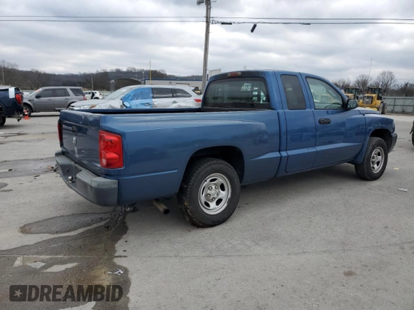2005 Dodge Dakota ST with VIN 1D7HE22K75S329911, listed as a Copart auction lot 44815135 with 152,436 mi miles and Salvage Title. Bid and sale history available at DreamBid. Image 3.