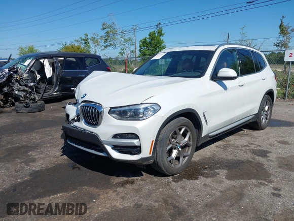 2020 BMW X3 sDrive30i with VIN 5UXTY3C01L9D37085, listed as a IAAI auction lot 42031517 with 54,114 mi miles and . Bid and sale history available at DreamBid. Image 17.