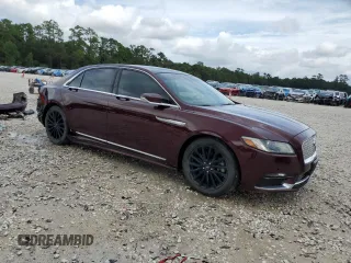 2017 Lincoln Continental Select with VIN 1LN6L9SK4H5605198, listed as a Copart auction lot 69104544 with 113,010 mi miles and Salvage Title. Bid and sale history available at carsss.com. Image 4.