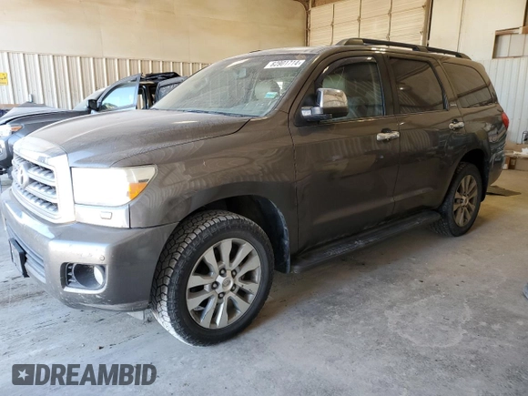 2010 Toyota Sequoia Ltd with VIN 5TDKY5G13AS030301, listed as a Copart auction lot 82901714 with 240,862 mi miles and Clean Title. Bid and sale history available at carsss.com. Image 1.